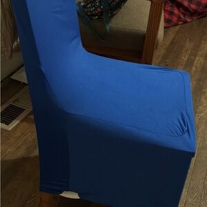 Stretch Dining Chair Cover in Royal Blue